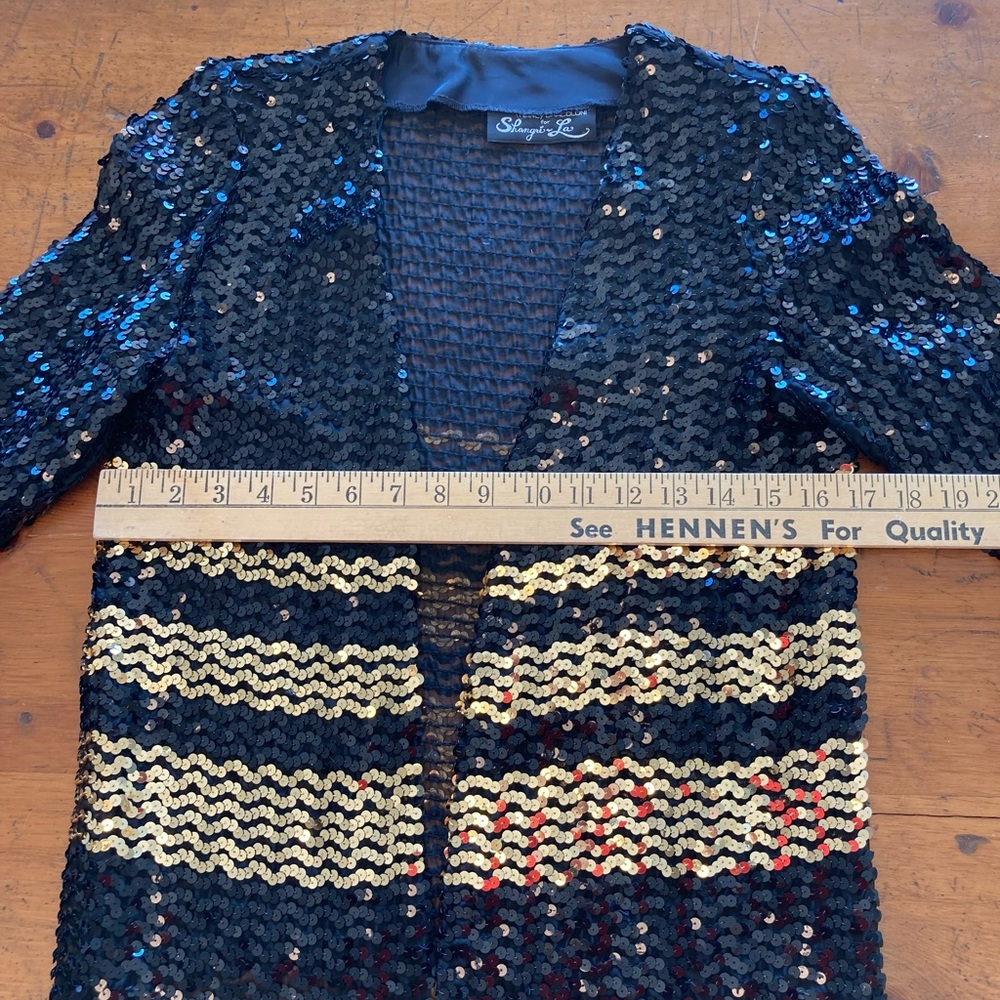 Vintage Sequined Evening Jacket - image 6